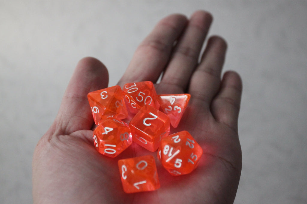 Opaque Orange 12-Sided Dice (d12) For Sale